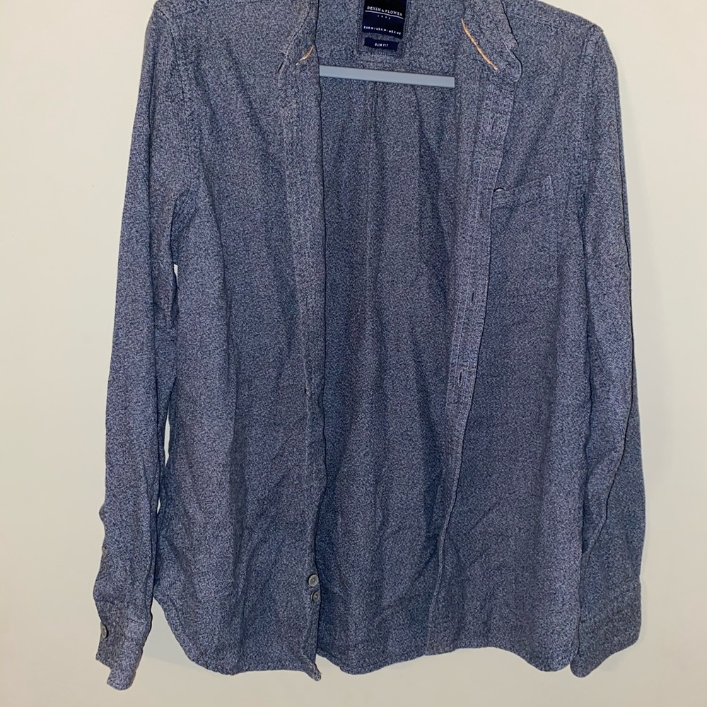 Denim and Flower Est. 1992 Slim Fit Button Down